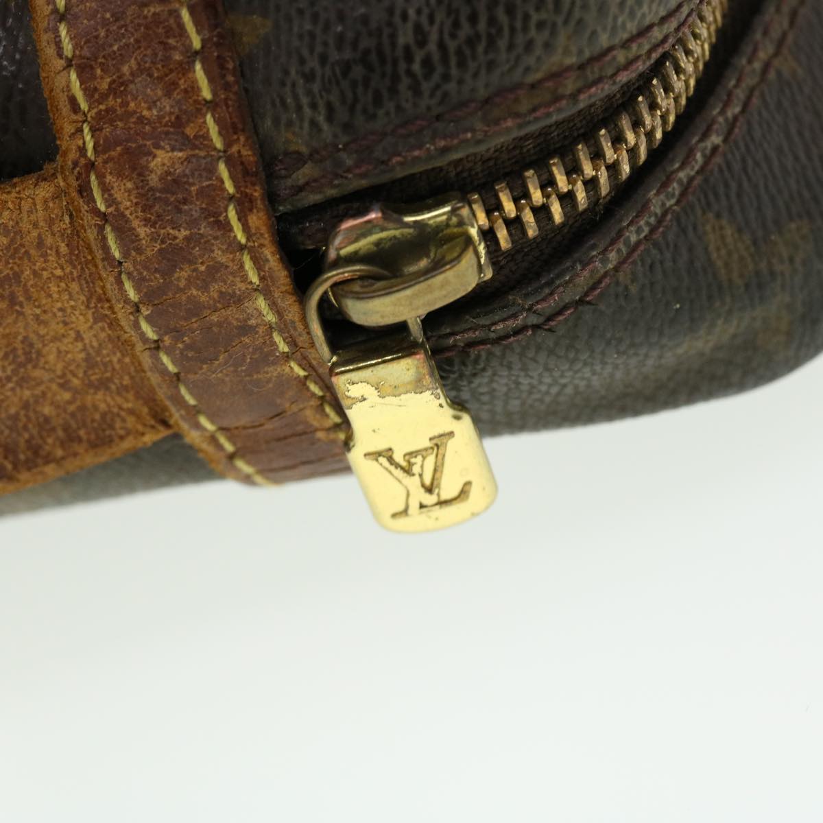 LOUIS VUITTON Monogram Compiegne 28 Clutch Bag M51845 LV Auth 41644