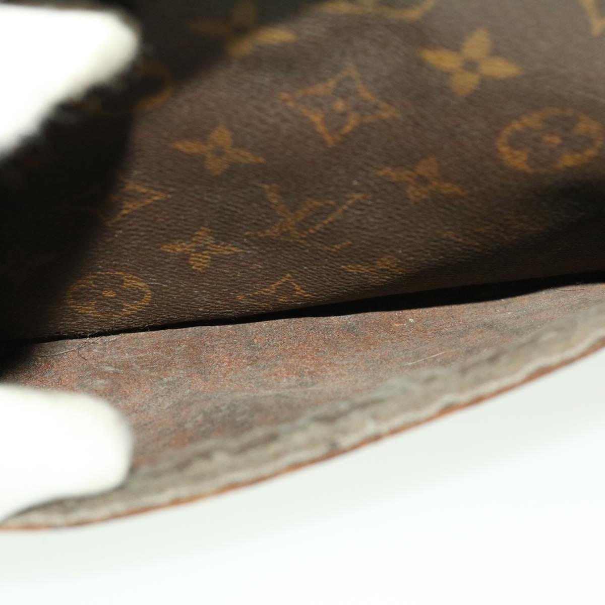 LOUIS VUITTON Monogram Compiegne 28 Clutch Bag M51845 LV Auth 41644