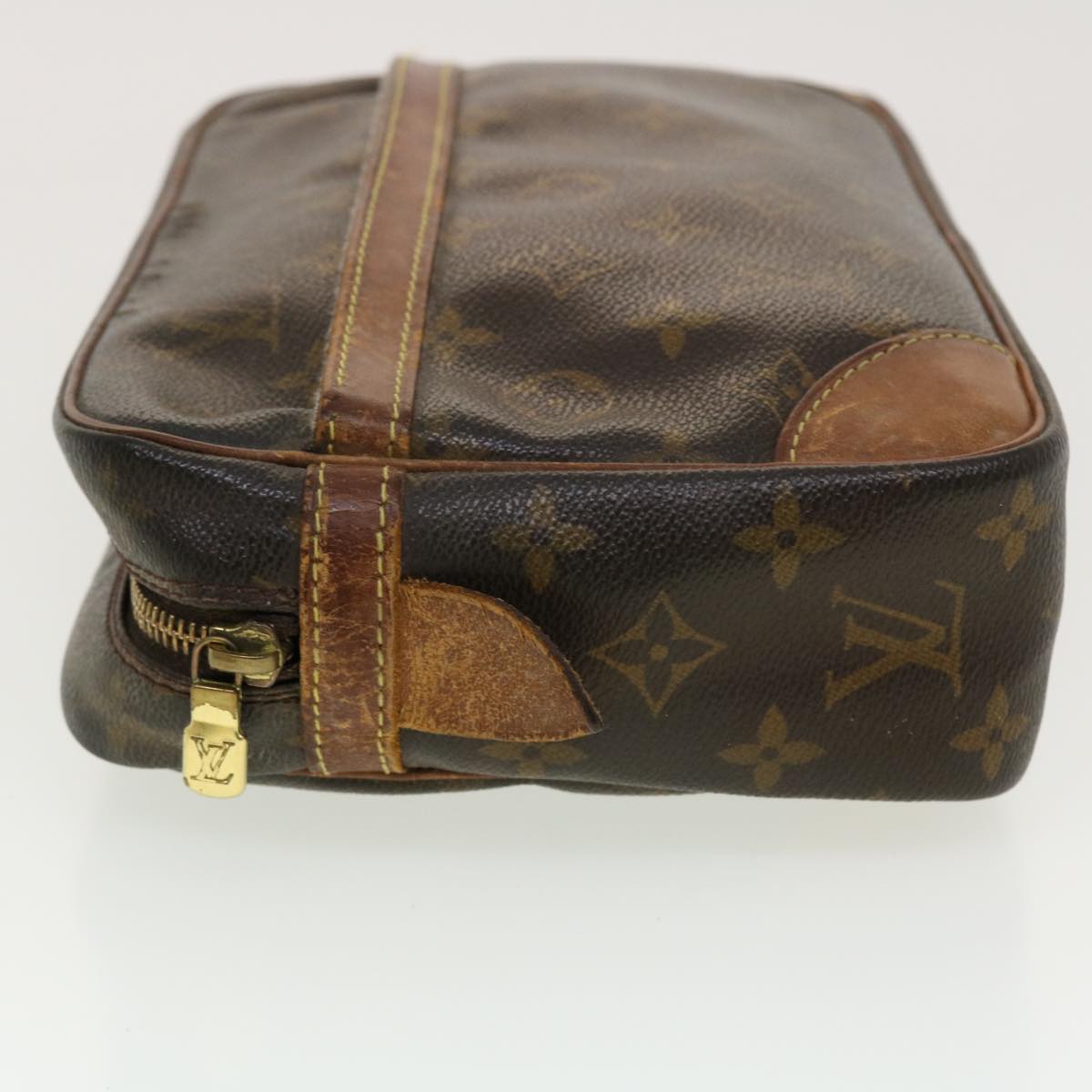 LOUIS VUITTON Monogram Compiegne 28 Clutch Bag M51845 LV Auth 41644