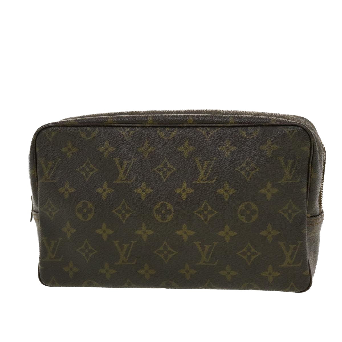 LOUIS VUITTON Monogram Trousse Toilette 28 Clutch Bag M47522 LV Auth 41650