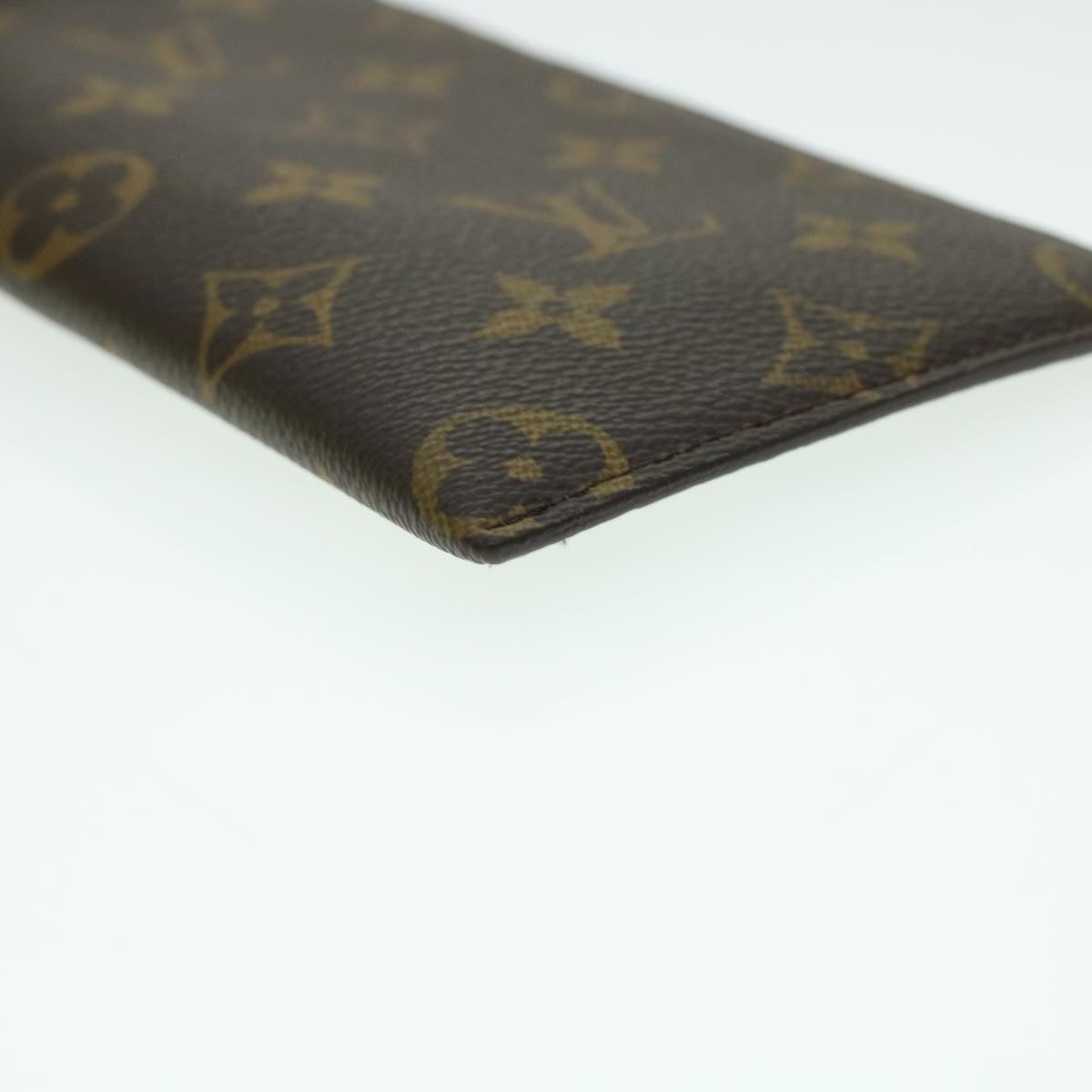 LOUIS VUITTON Monogram Etui Lunettes MM Glasses Case M66544 LV Auth 41662