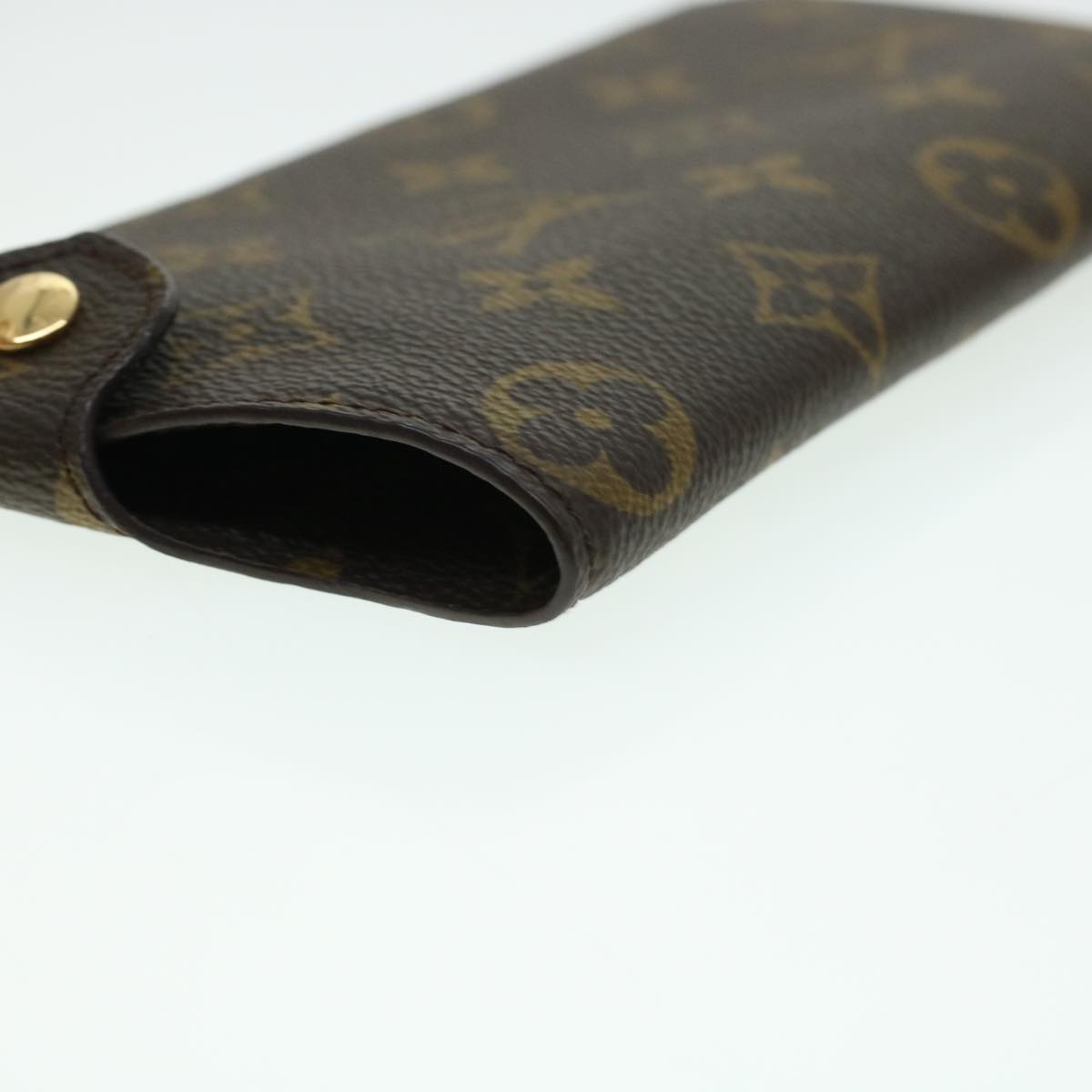 LOUIS VUITTON Monogram Etui Lunettes MM Glasses Case M66544 LV Auth 41662