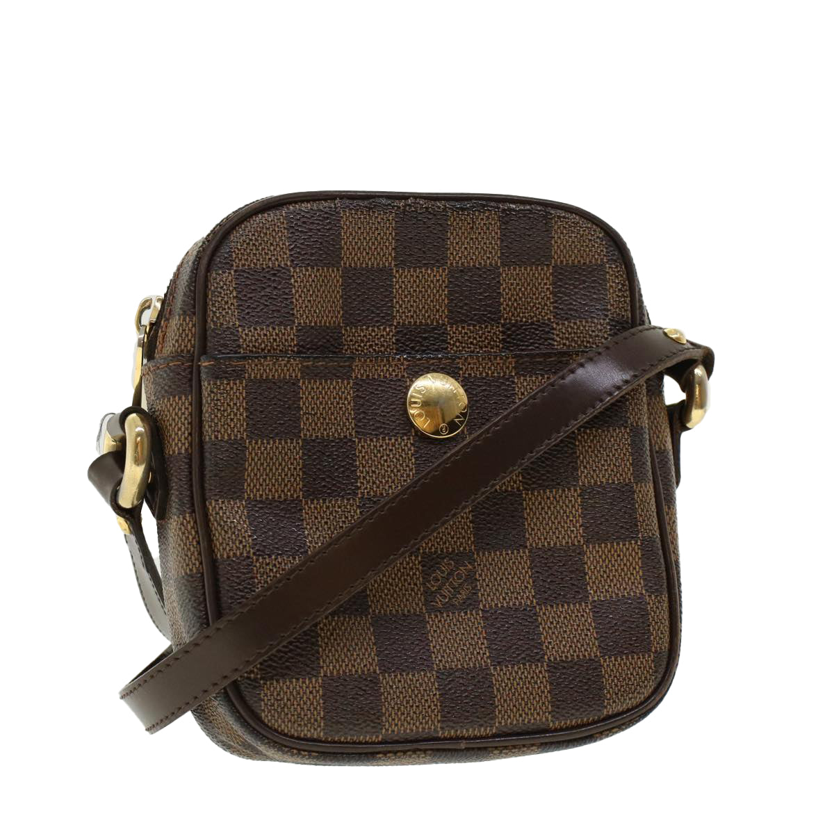 LOUIS VUITTON Damier Ebene Rift Shoulder Bag N60009 LV Auth 41682