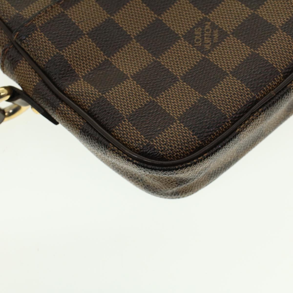 LOUIS VUITTON Damier Ebene Rift Shoulder Bag N60009 LV Auth 41682