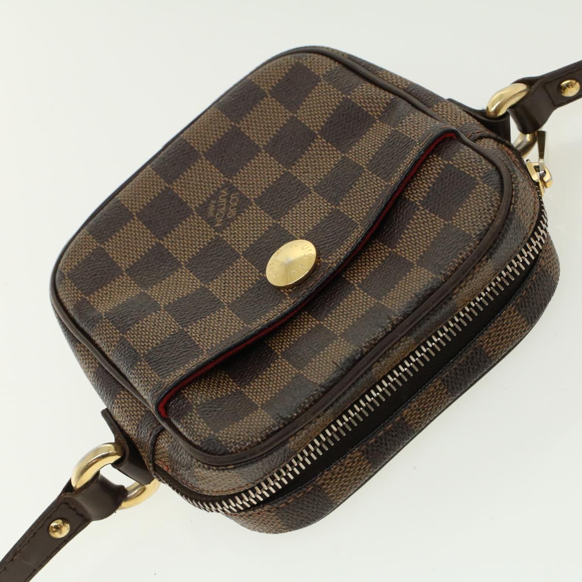 LOUIS VUITTON Damier Ebene Rift Shoulder Bag N60009 LV Auth 41682