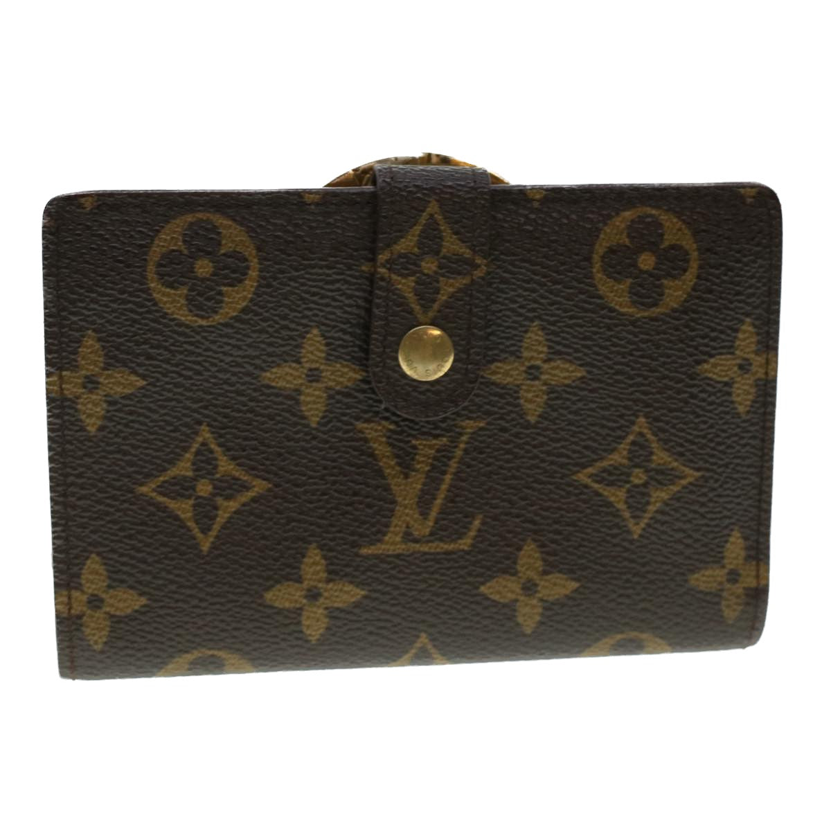 LOUIS VUITTON Monogram Porte Monnaie Billets Viennois Wallet M61663 Auth 41694