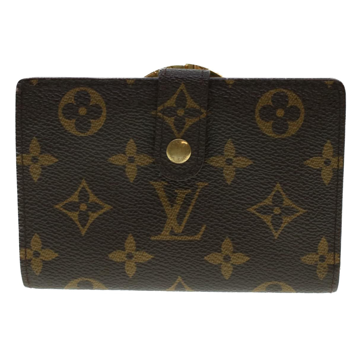 LOUIS VUITTON Monogram Porte Monnaie Billets Viennois Wallet M61663 Auth 41694