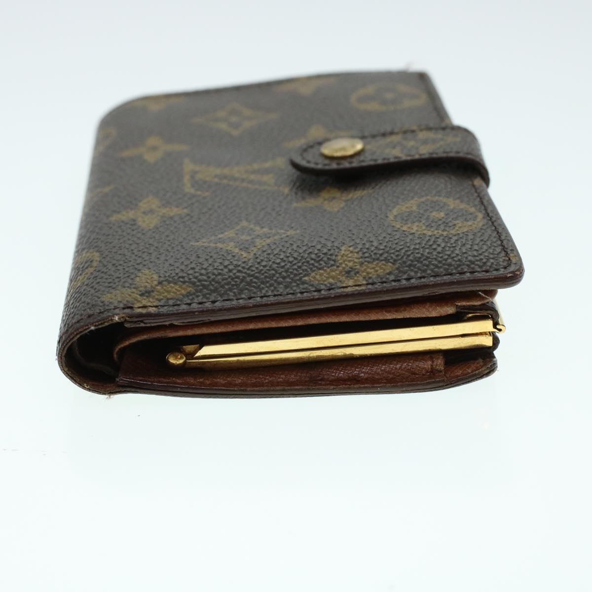 LOUIS VUITTON Monogram Porte Monnaie Billets Viennois Wallet M61663 Auth 41694