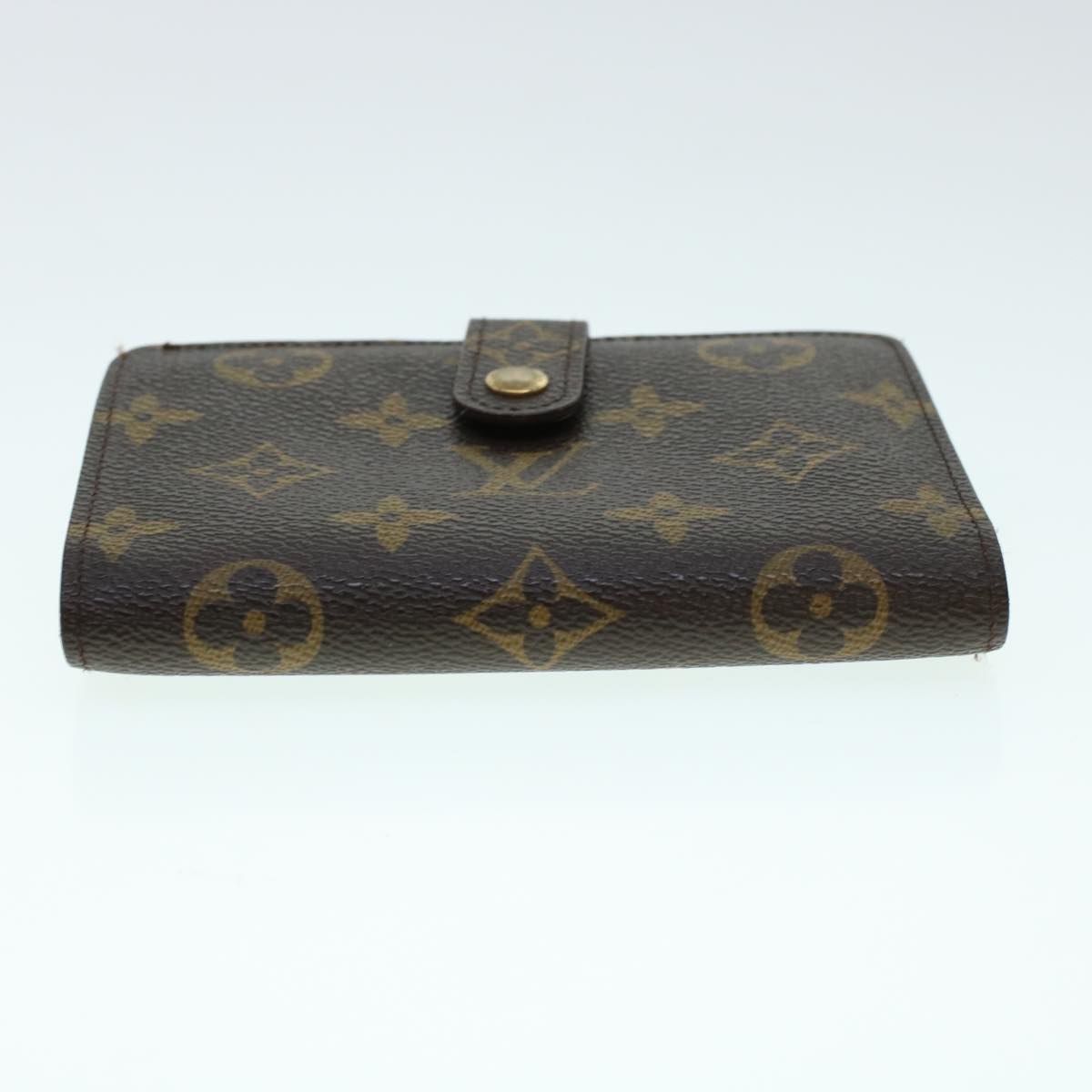 LOUIS VUITTON Monogram Porte Monnaie Billets Viennois Wallet M61663 Auth 41694