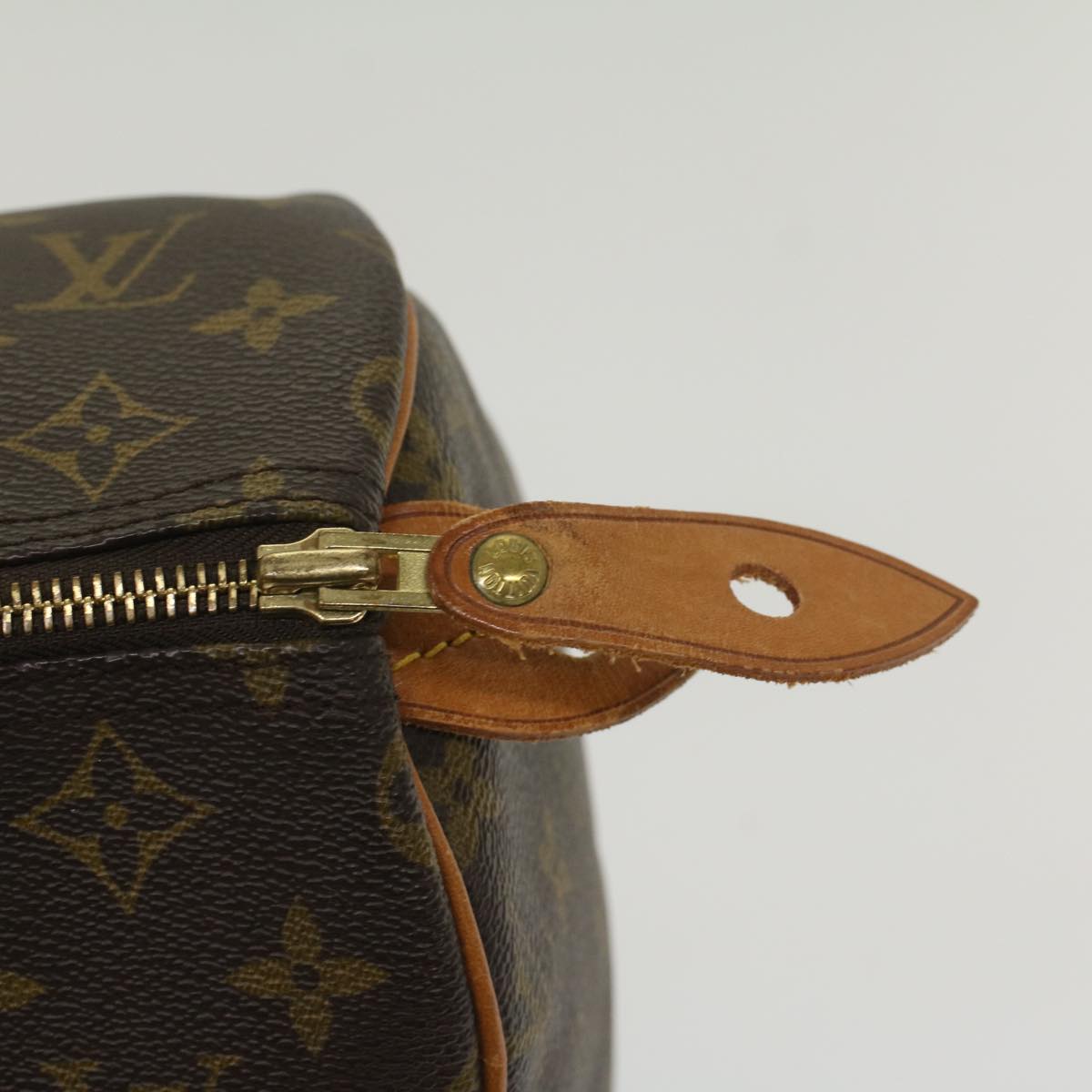 LOUIS VUITTON Monogram Speedy 30 Hand Bag M41526 LV Auth 41699