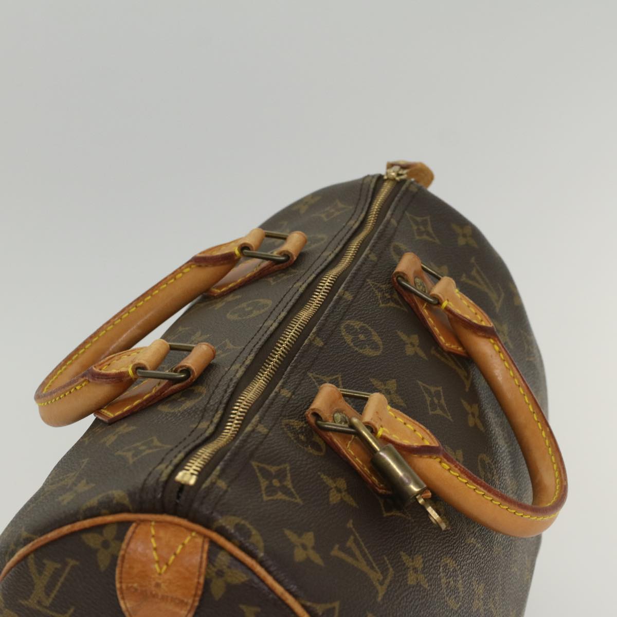 LOUIS VUITTON Monogram Speedy 30 Hand Bag M41526 LV Auth 41699