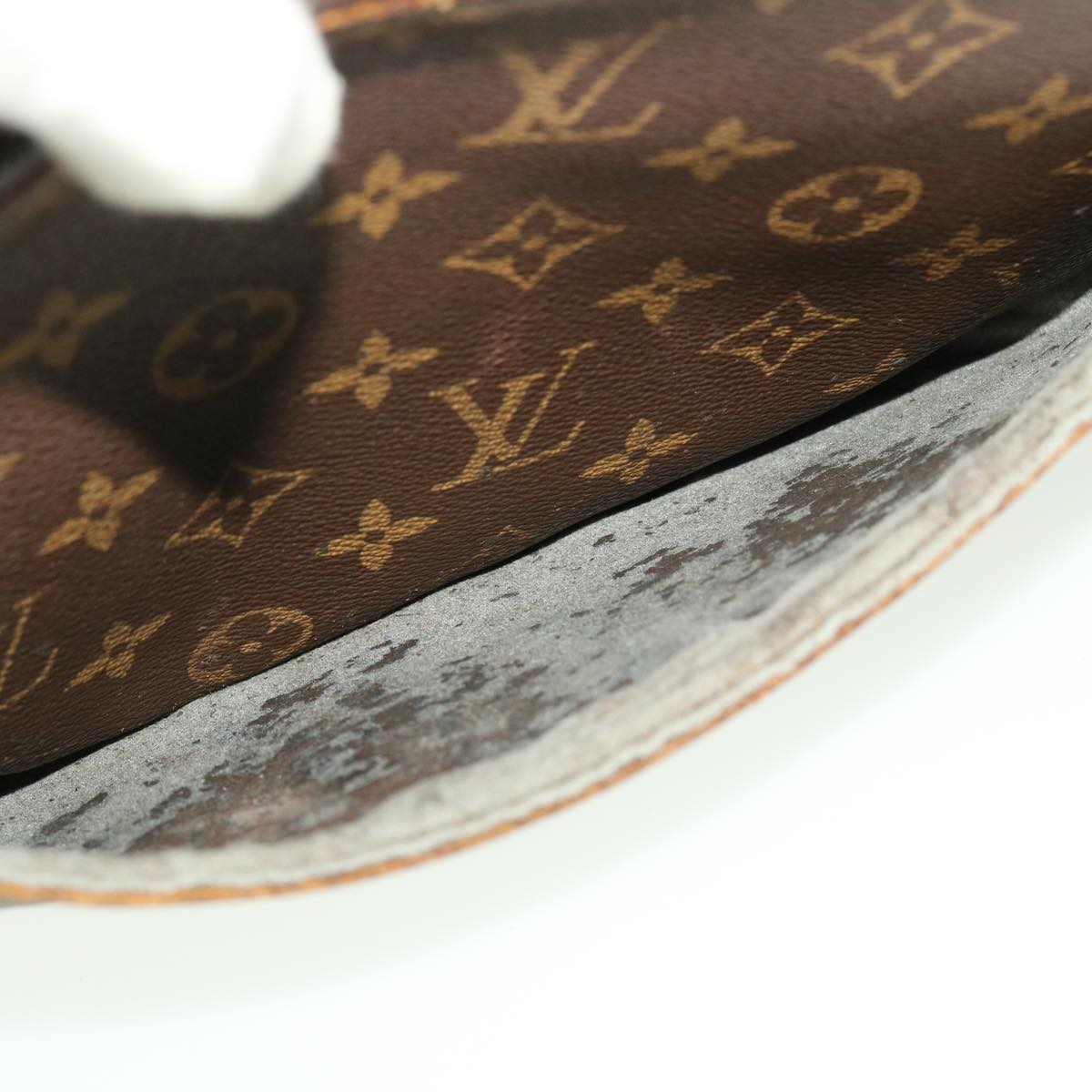 LOUIS VUITTON Monogram Compiegne 28 Clutch Bag M51845 LV Auth 41722