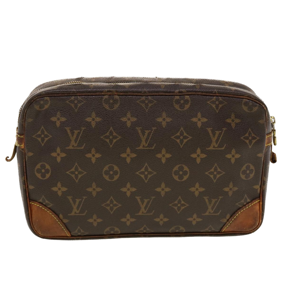 LOUIS VUITTON Monogram Compiegne 28 Clutch Bag M51845 LV Auth 41722 - 0