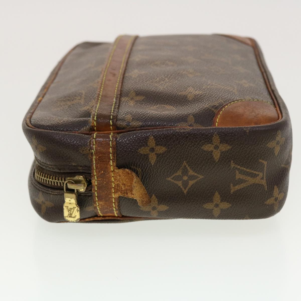 LOUIS VUITTON Monogram Compiegne 28 Clutch Bag M51845 LV Auth 41722