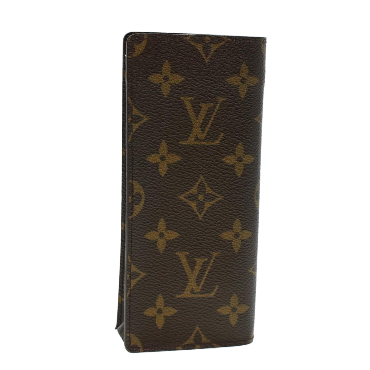 LOUIS VUITTON Monogram Etui Lunette Simple Glasses Case M62962 LV Auth 41732