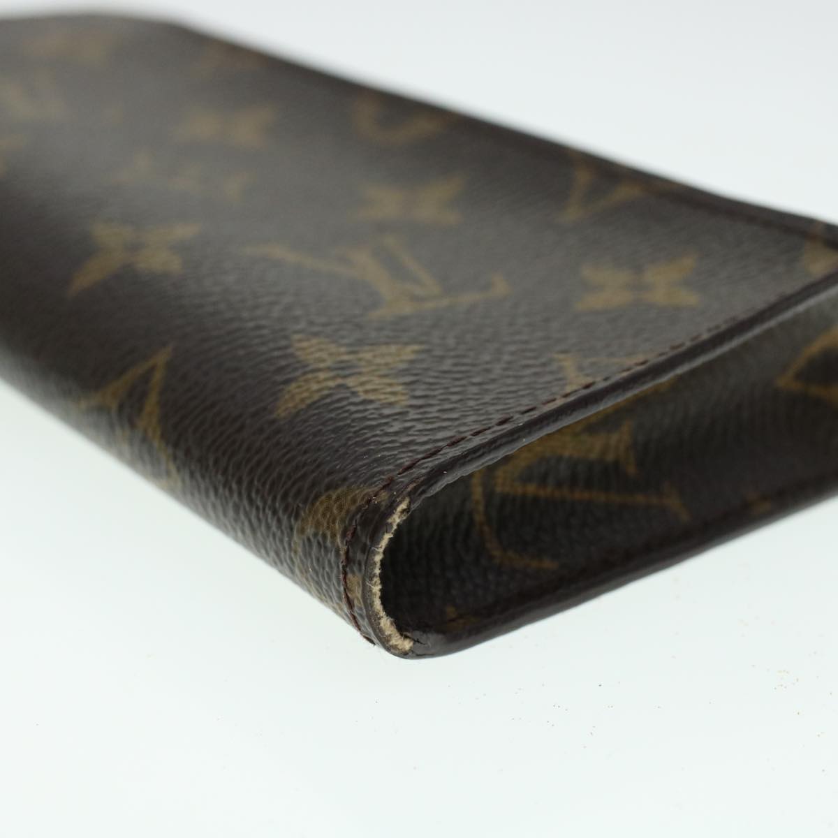 LOUIS VUITTON Monogram Etui Lunette Simple Glasses Case M62962 LV Auth 41732