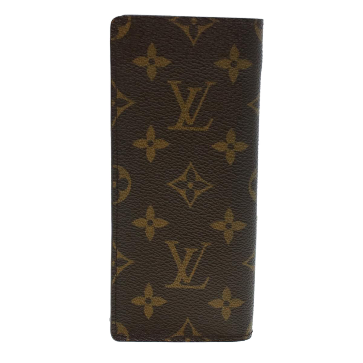 LOUIS VUITTON Monogram Etui Lunette Simple Glasses Case M62962 LV Auth 41732