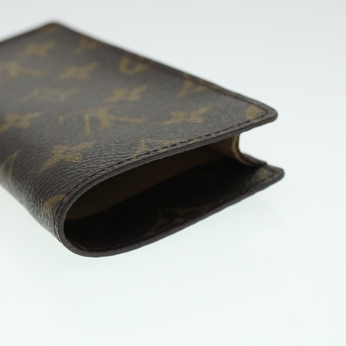 LOUIS VUITTON Monogram Etui Lunette Simple Glasses Case M62962 LV Auth 41732