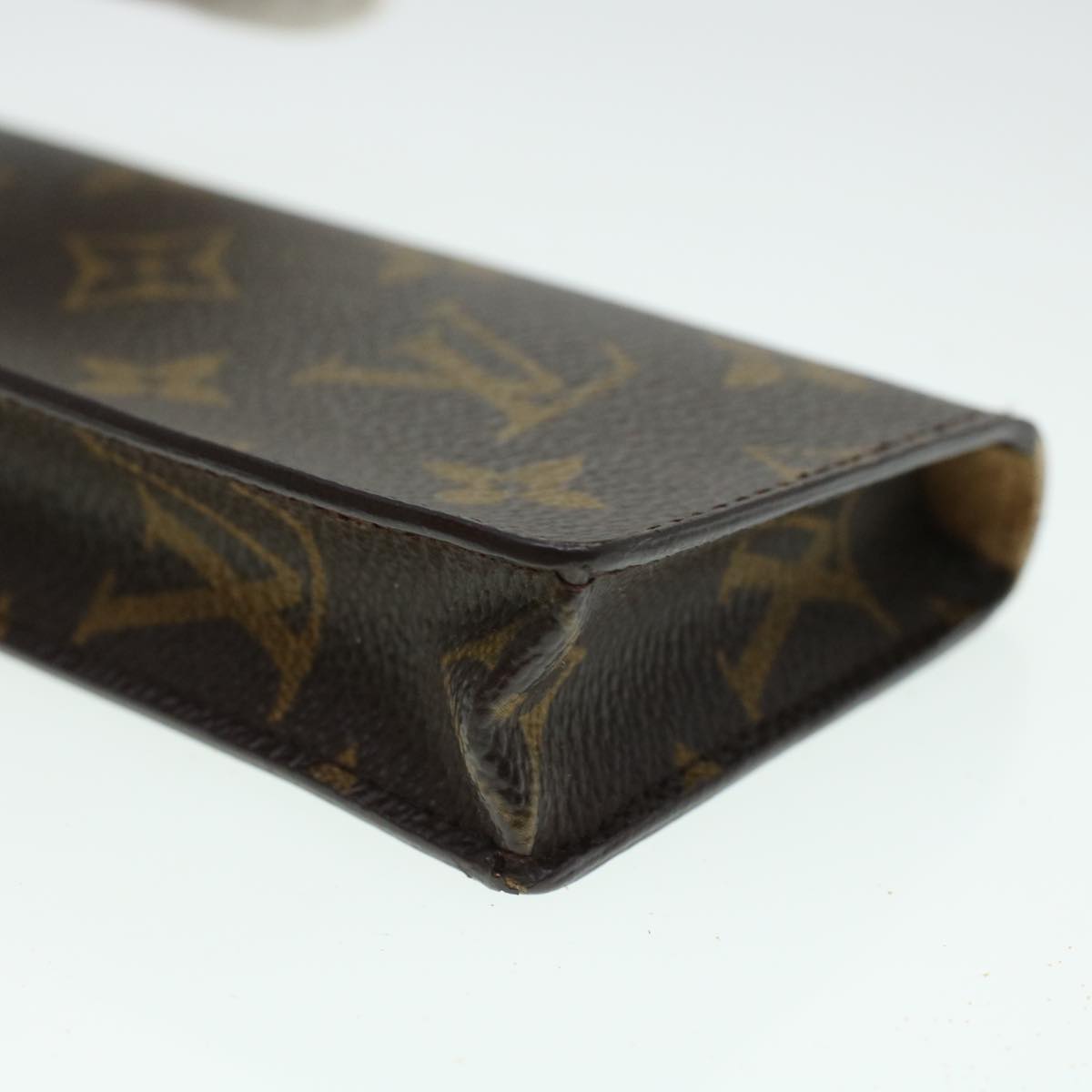 LOUIS VUITTON Monogram Etui Lunette Simple Glasses Case M62962 LV Auth 41732