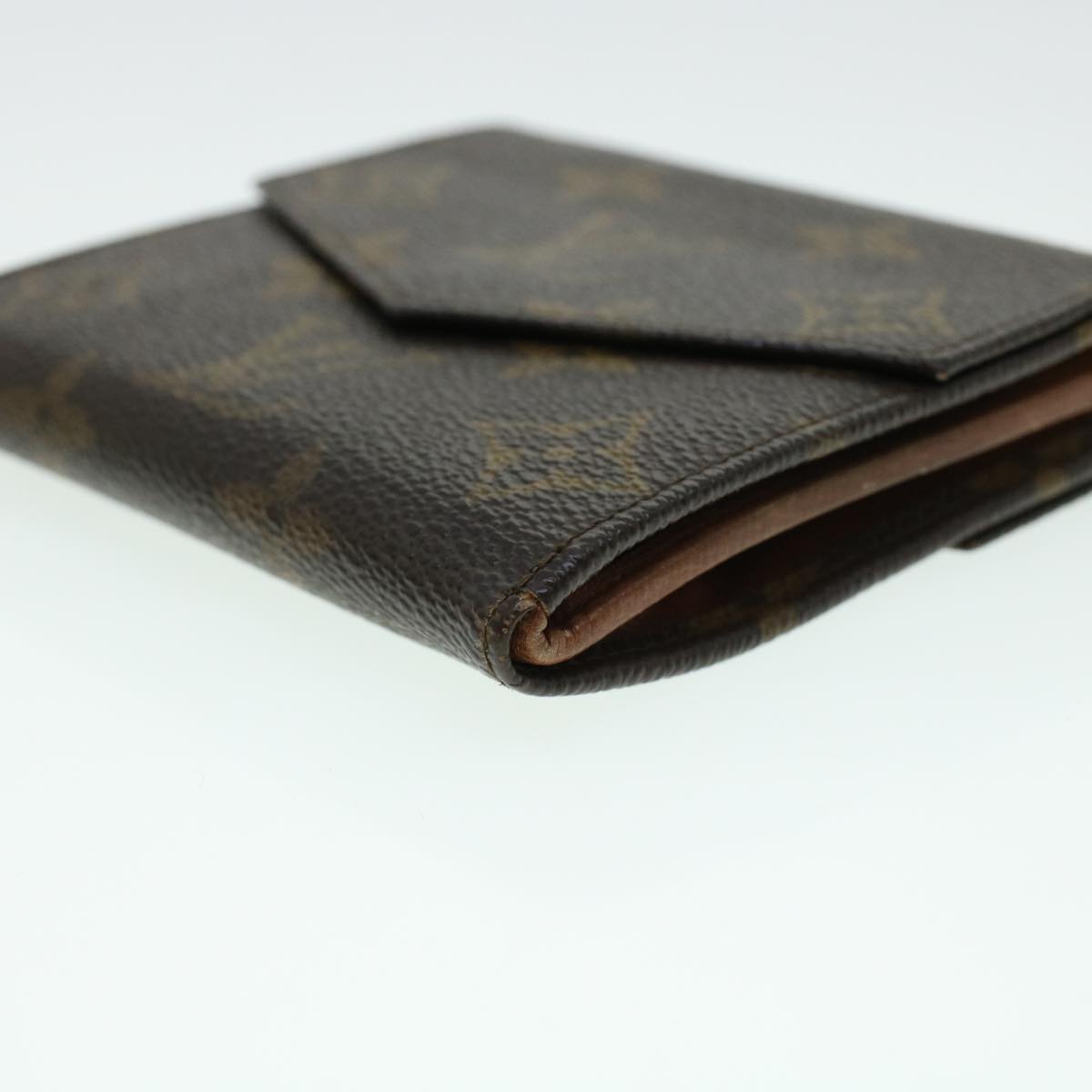 LOUIS VUITTON Monogram Porte Monnaie Bie Wallet E1398S LV Auth 41740