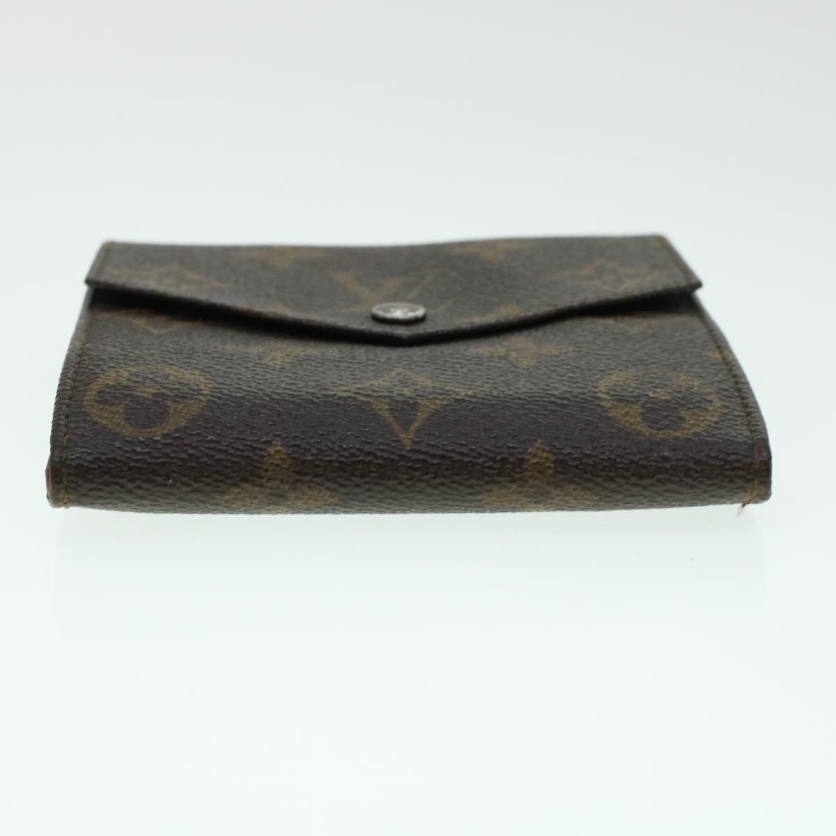 LOUIS VUITTON Monogram Porte Monnaie Bie Wallet E1398S LV Auth 41740