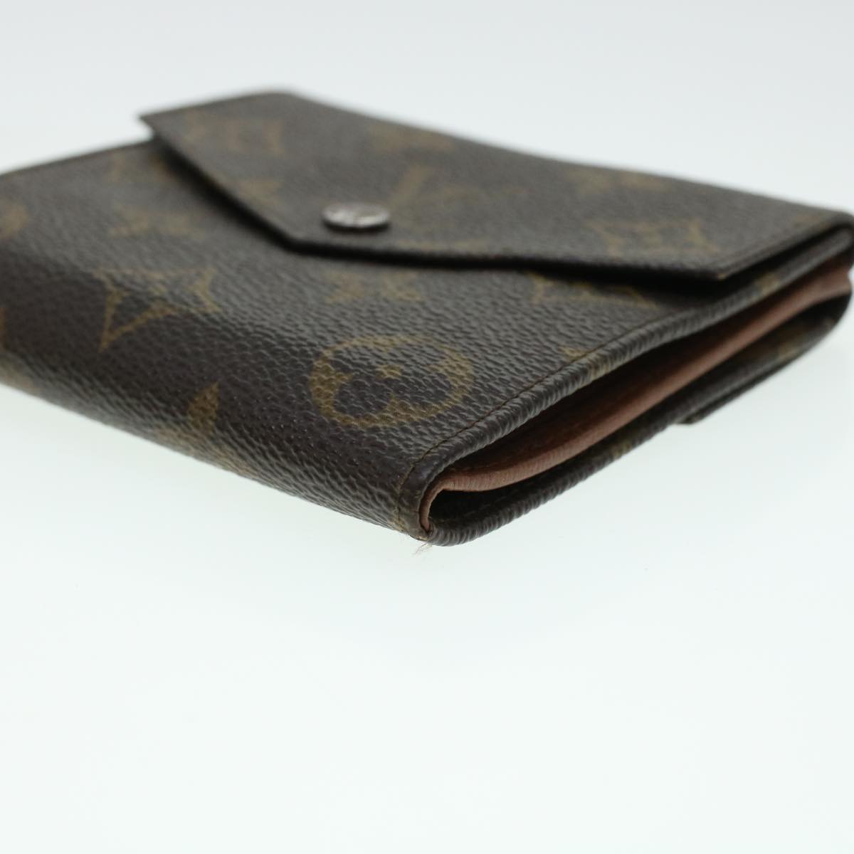 LOUIS VUITTON Monogram Porte Monnaie Bie Wallet E1398S LV Auth 41740