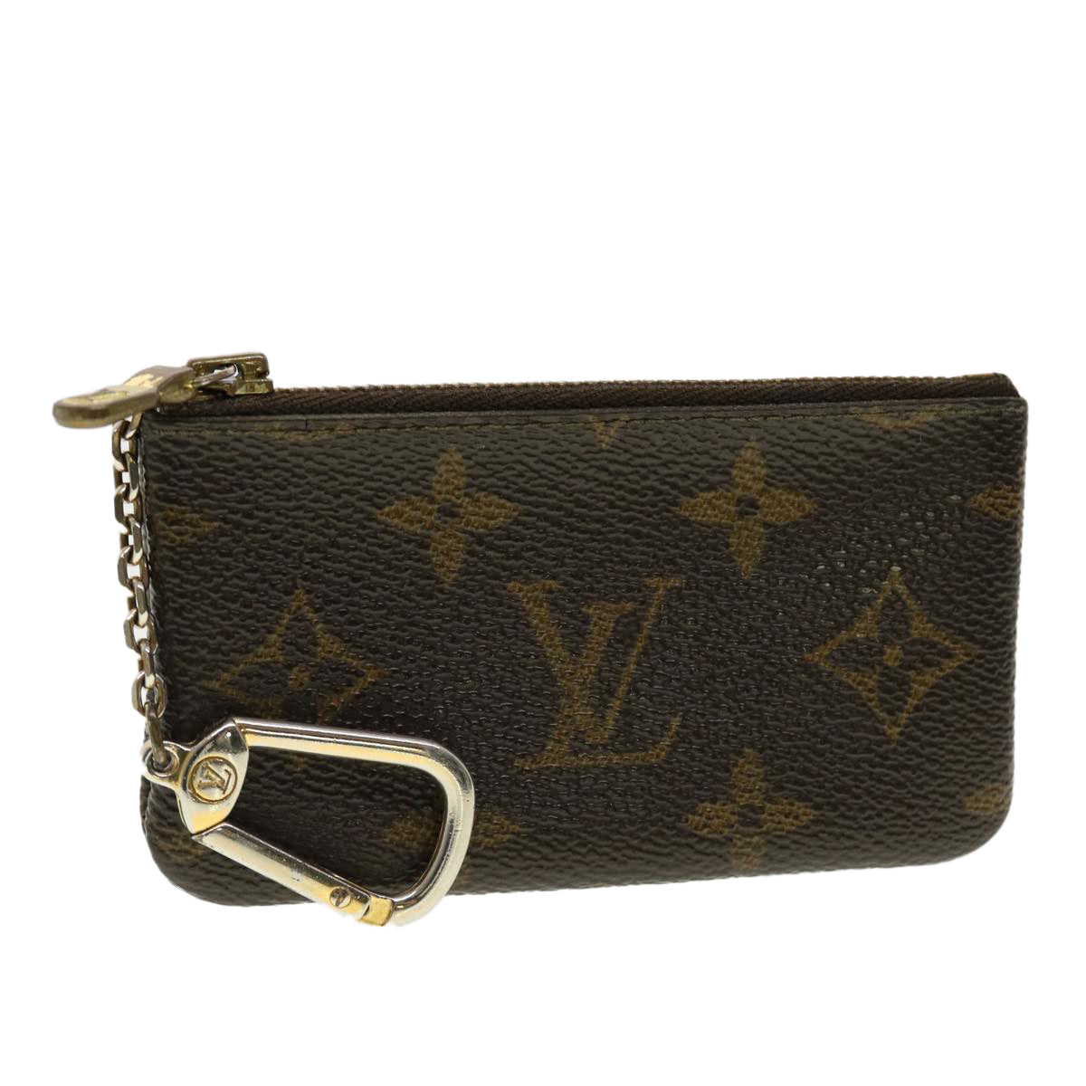 LOUIS VUITTON Monogram Pochette Cles Coin Purse M62650 LV Auth 41765