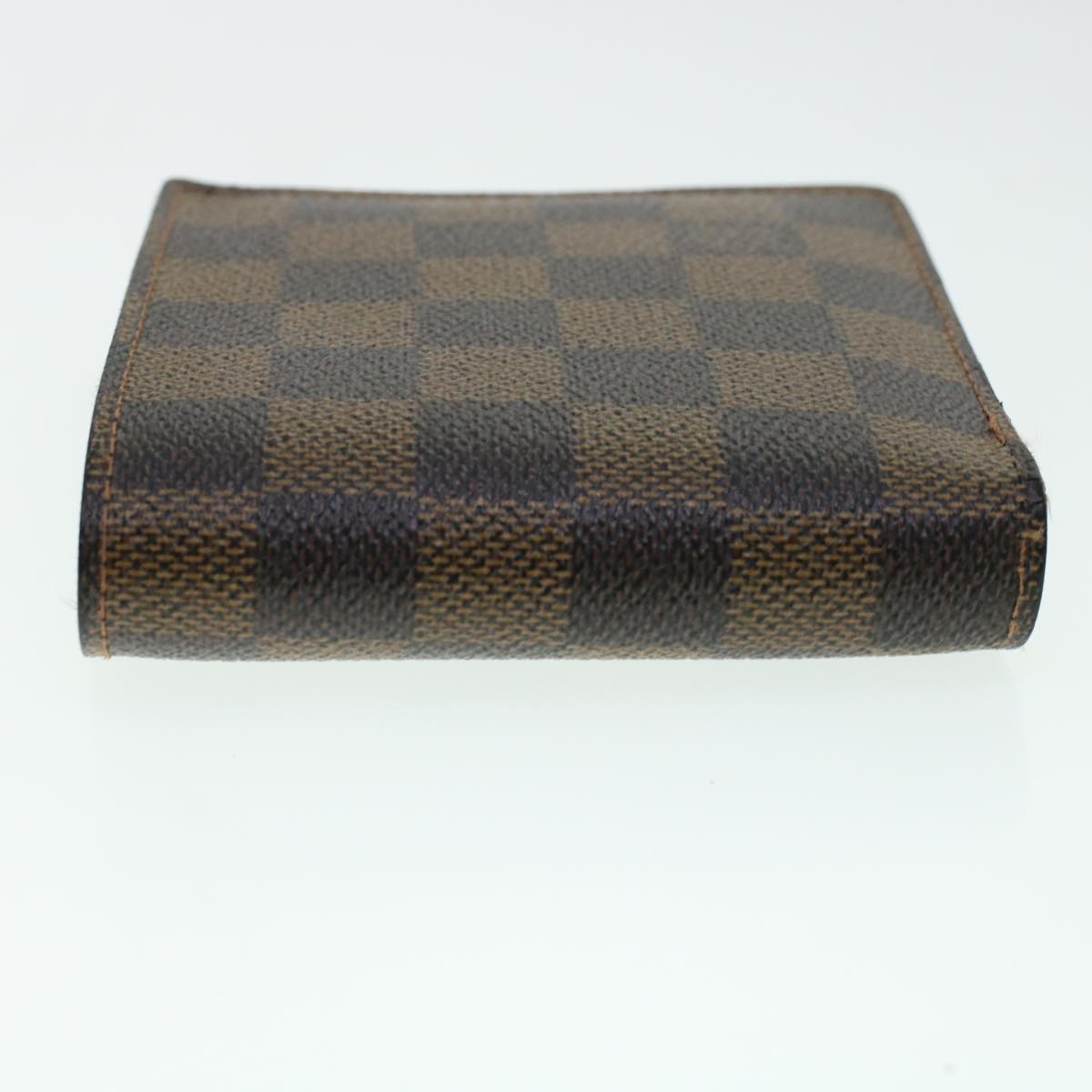 LOUIS VUITTON Damier Ebene Portefeuille Marco Bifold Wallet N61675 LV Auth 41767