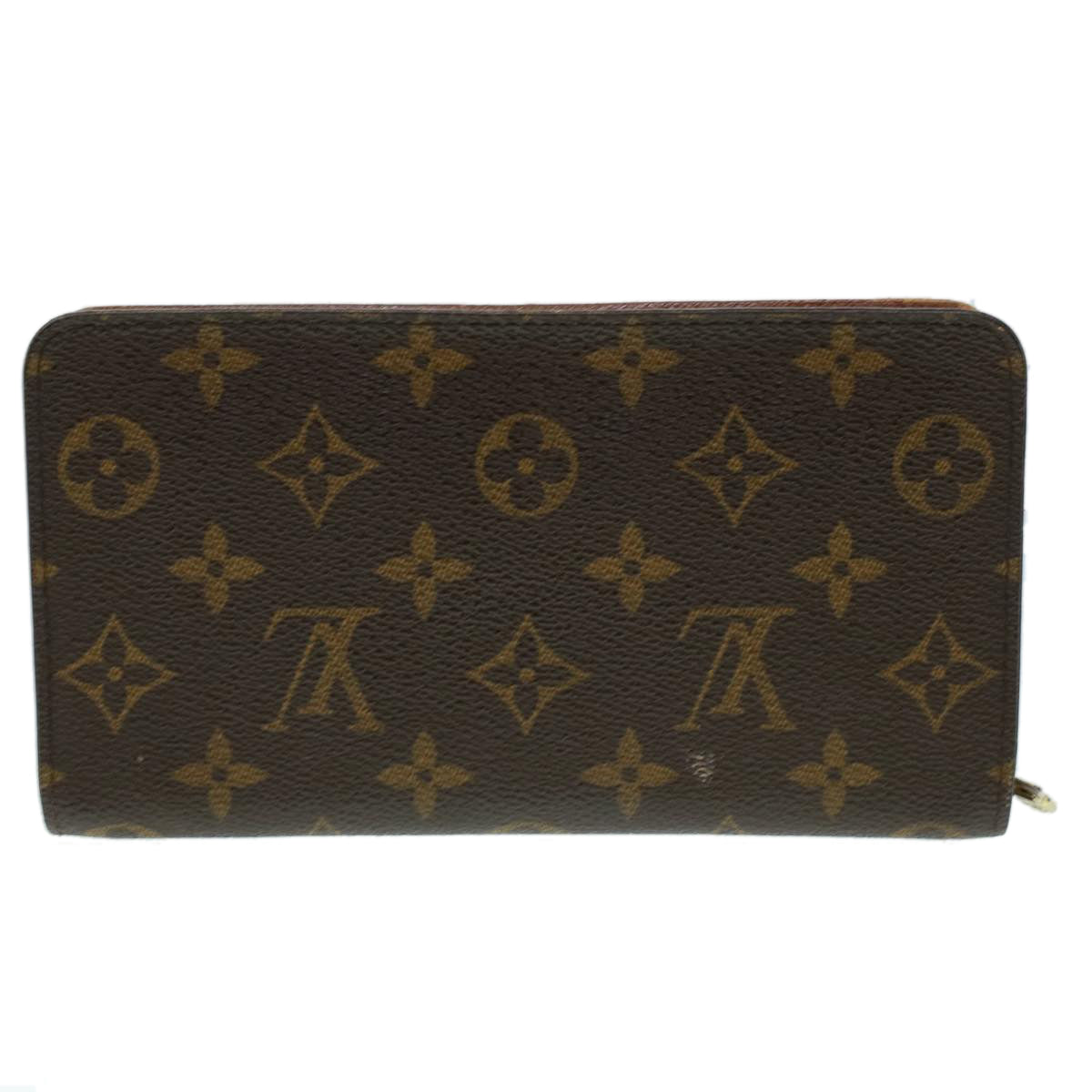 LOUIS VUITTON Monogram Porte Monnaie Zip Long Wallet M61727 LV Auth 41778 - 0