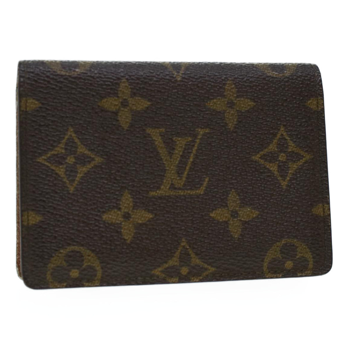 LOUIS VUITTON Monogram Porte 2 Cartes Vertical Pass Case M60533 LV Auth 41780