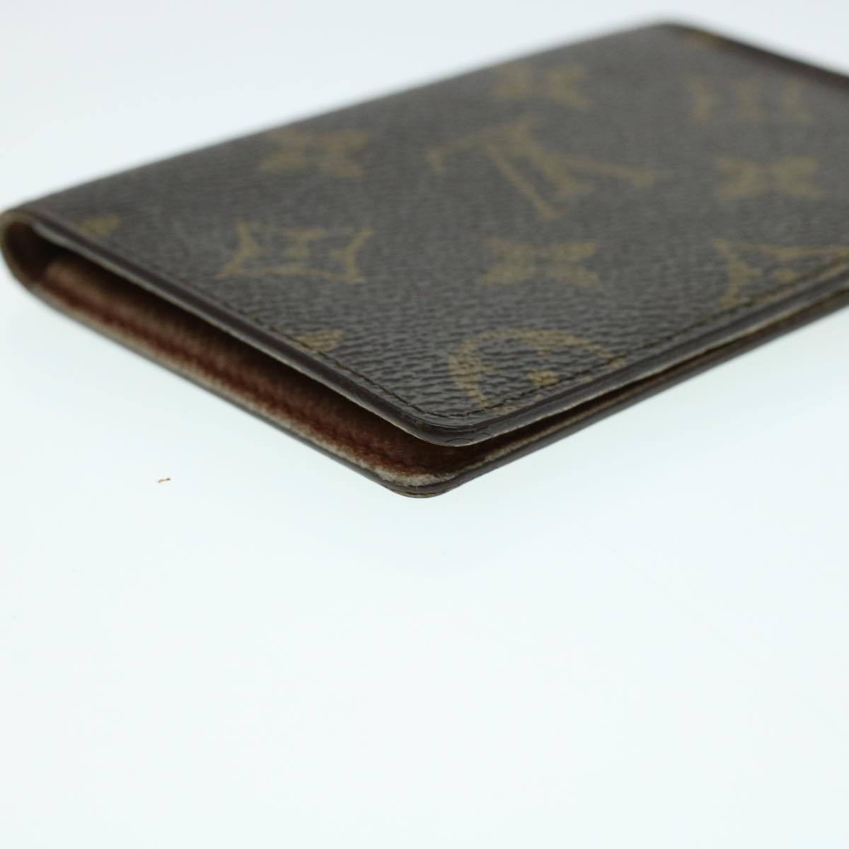 LOUIS VUITTON Monogram Porte 2 Cartes Vertical Pass Case M60533 LV Auth 41780