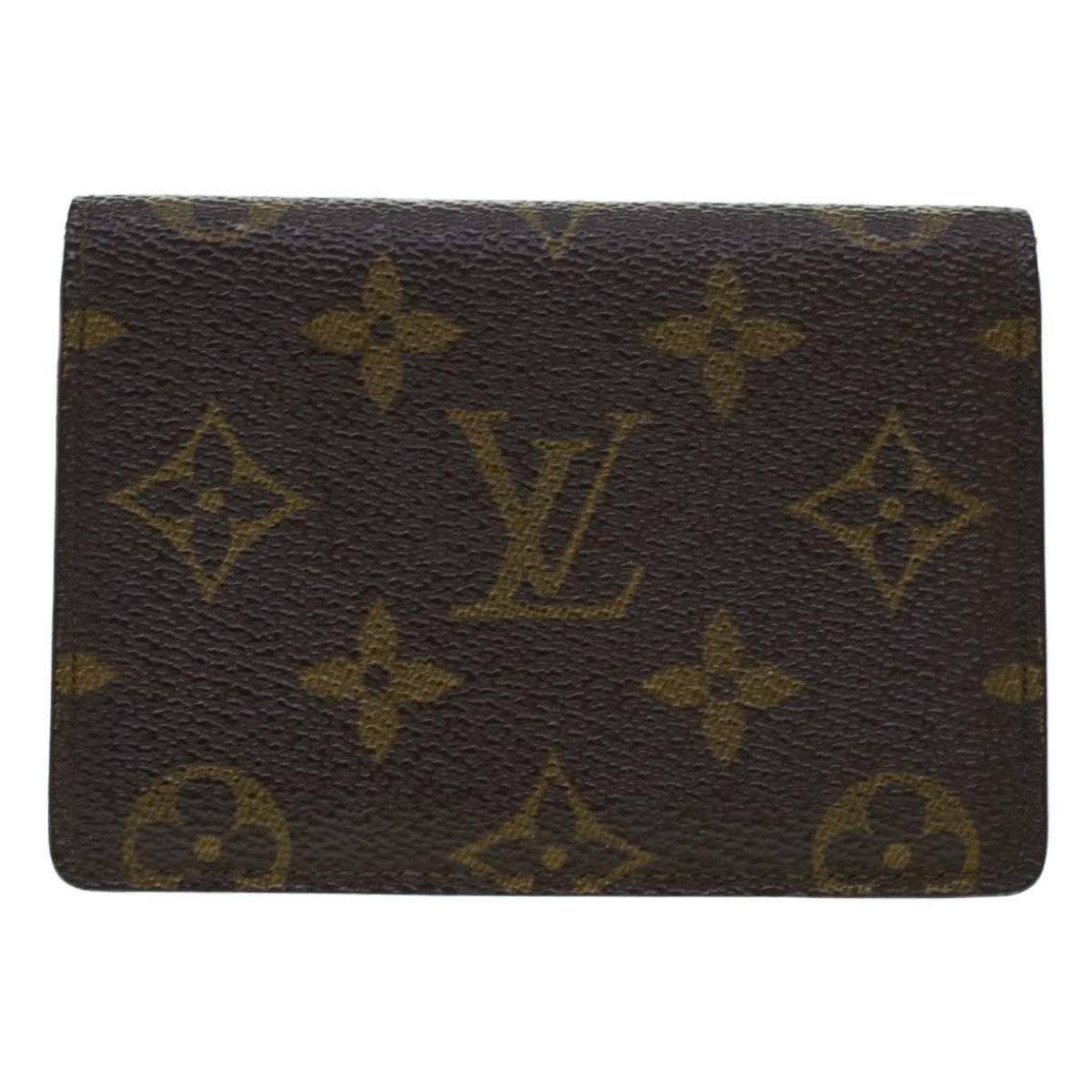 LOUIS VUITTON Monogram Porte 2 Cartes Vertical Pass Case M60533 LV Auth 41780