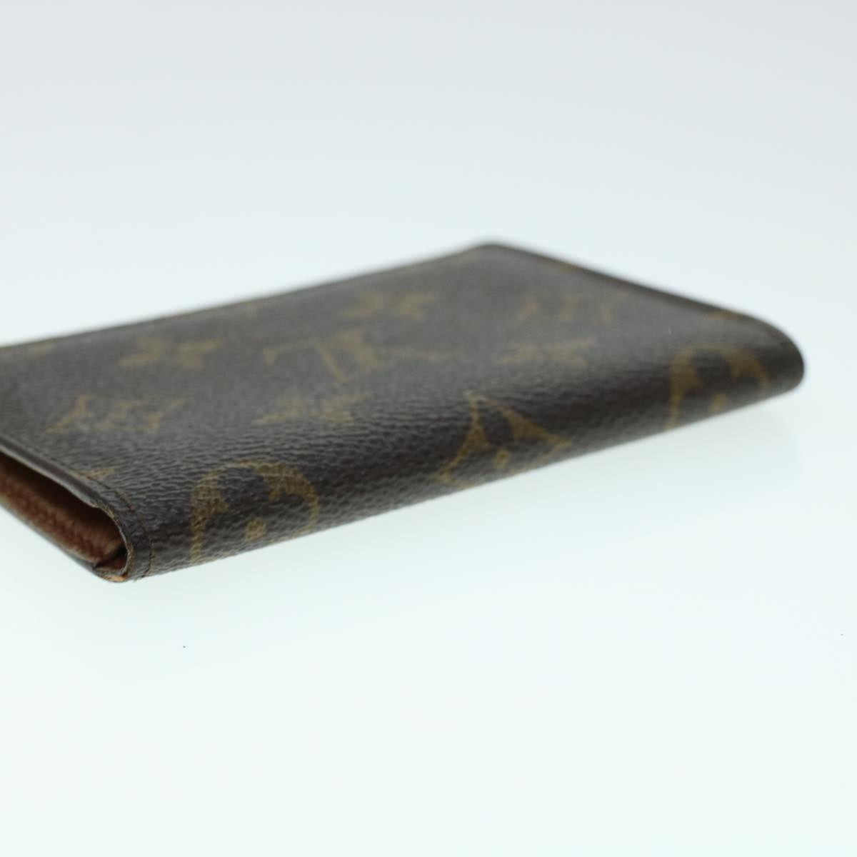 LOUIS VUITTON Monogram Porte 2 Cartes Vertical Pass Case M60533 LV Auth 41780