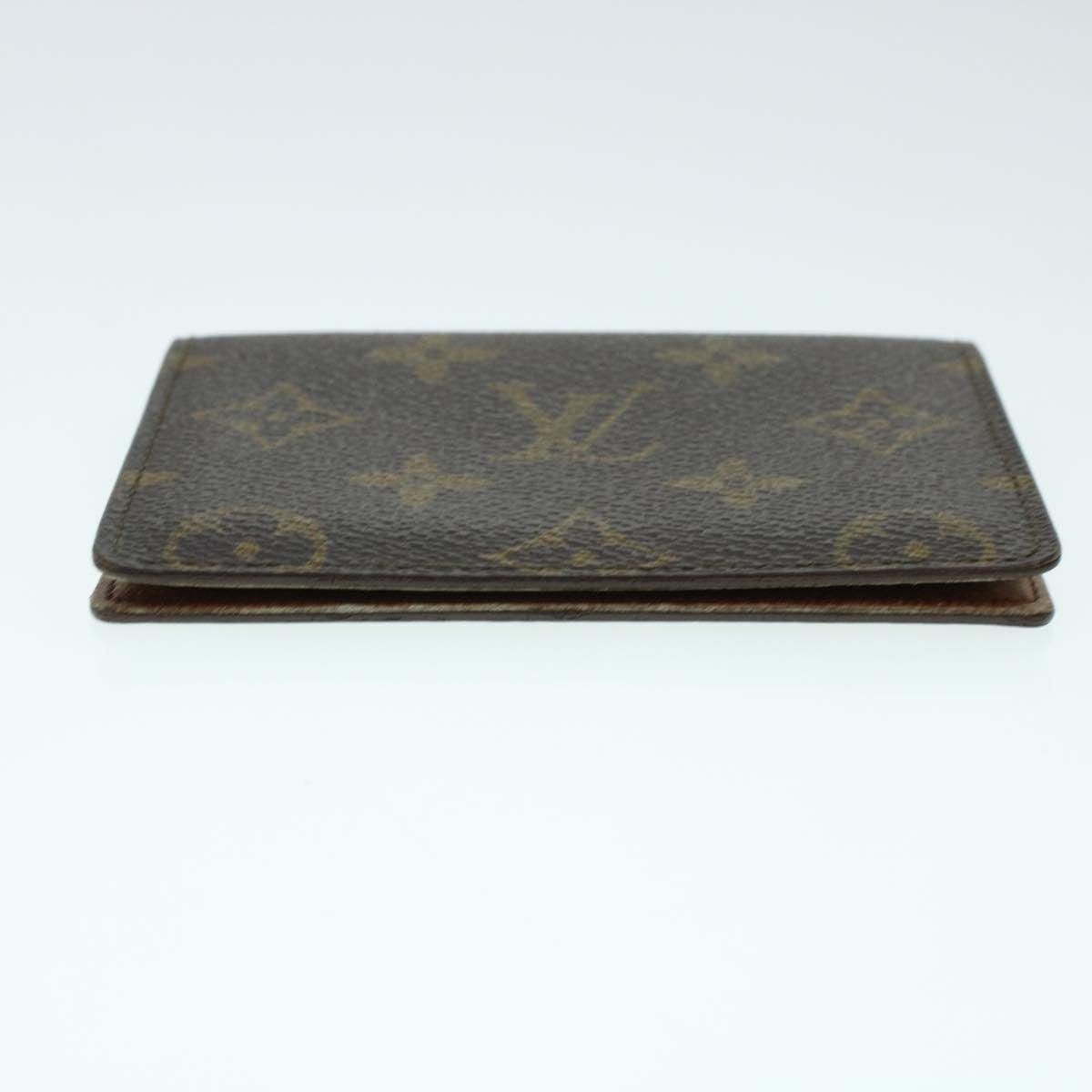 LOUIS VUITTON Monogram Porte 2 Cartes Vertical Pass Case M60533 LV Auth 41780