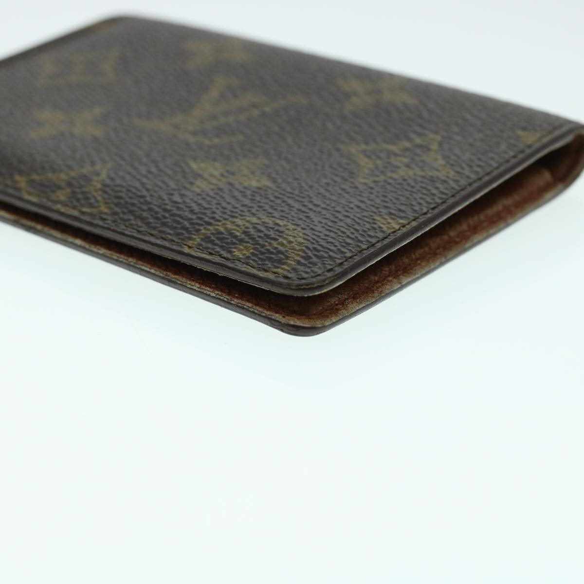 LOUIS VUITTON Monogram Porte 2 Cartes Vertical Pass Case M60533 LV Auth 41780