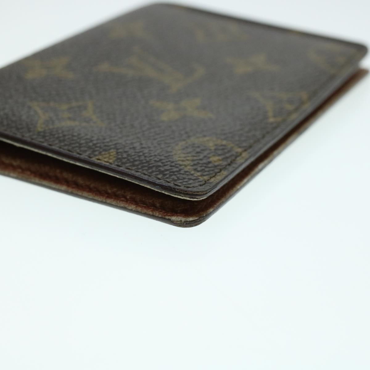 LOUIS VUITTON Monogram Porte 2 Cartes Vertical Pass Case M60533 LV Auth 41780