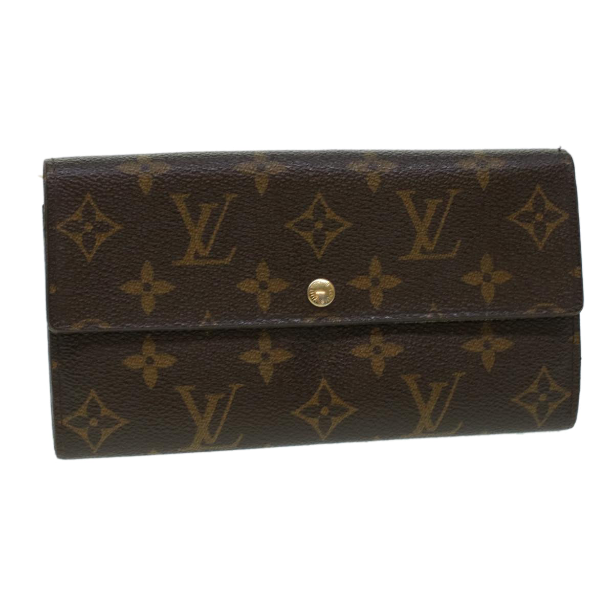 LOUIS VUITTON Monogram Portefeuille Sarah Long Wallet M60531 LV Auth 41782