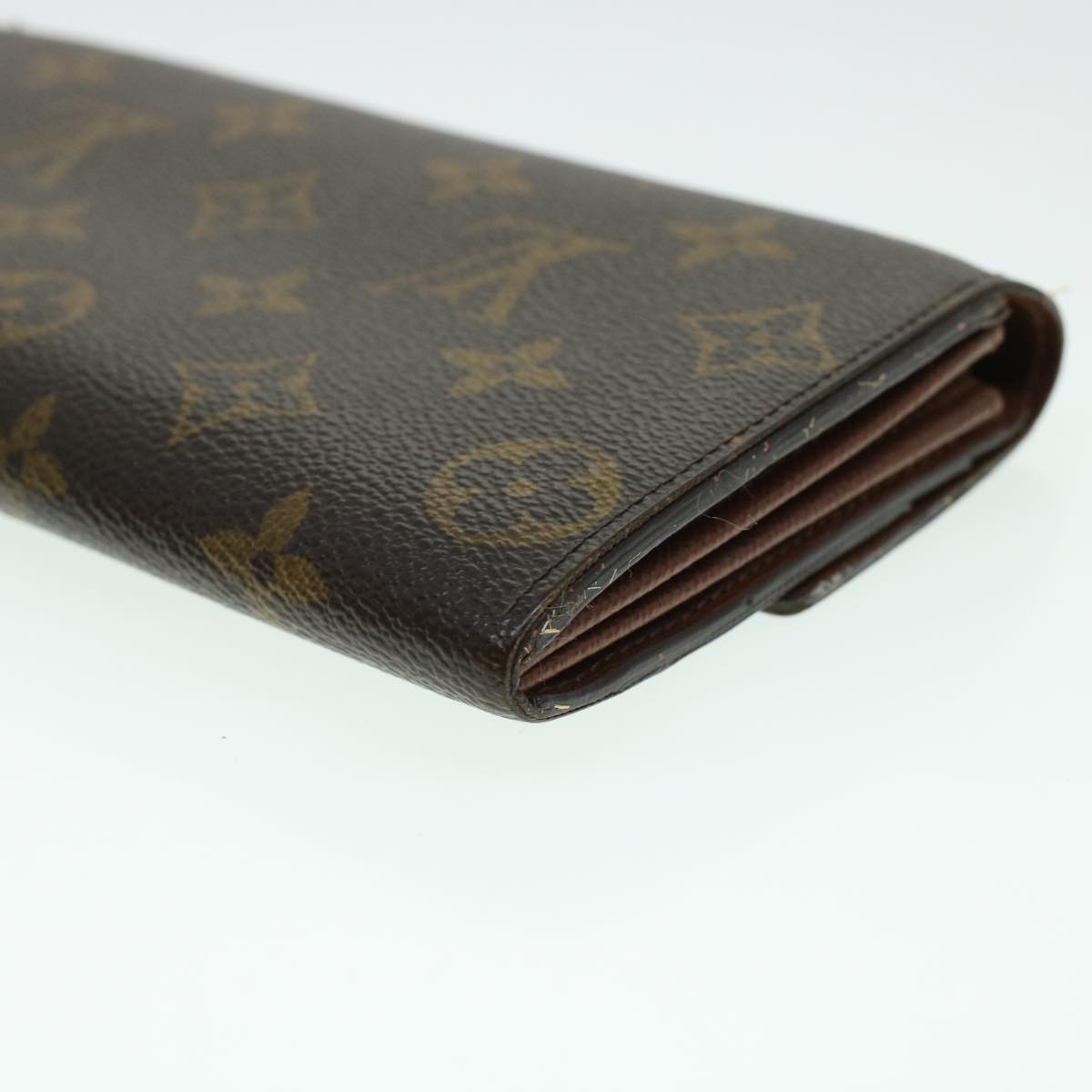 LOUIS VUITTON Monogram Portefeuille Sarah Long Wallet M60531 LV Auth 41782