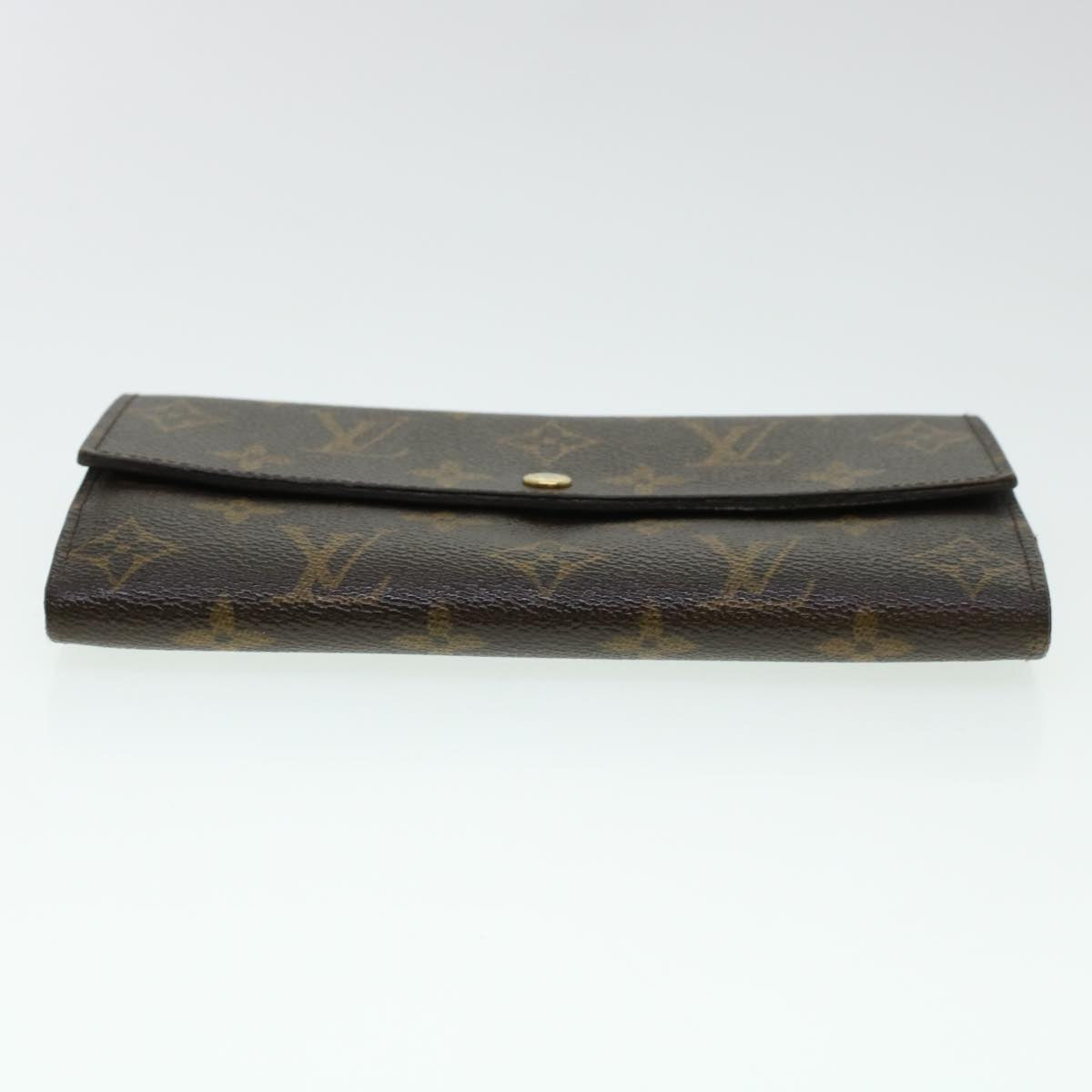 LOUIS VUITTON Monogram Portefeuille Sarah Long Wallet M60531 LV Auth 41782