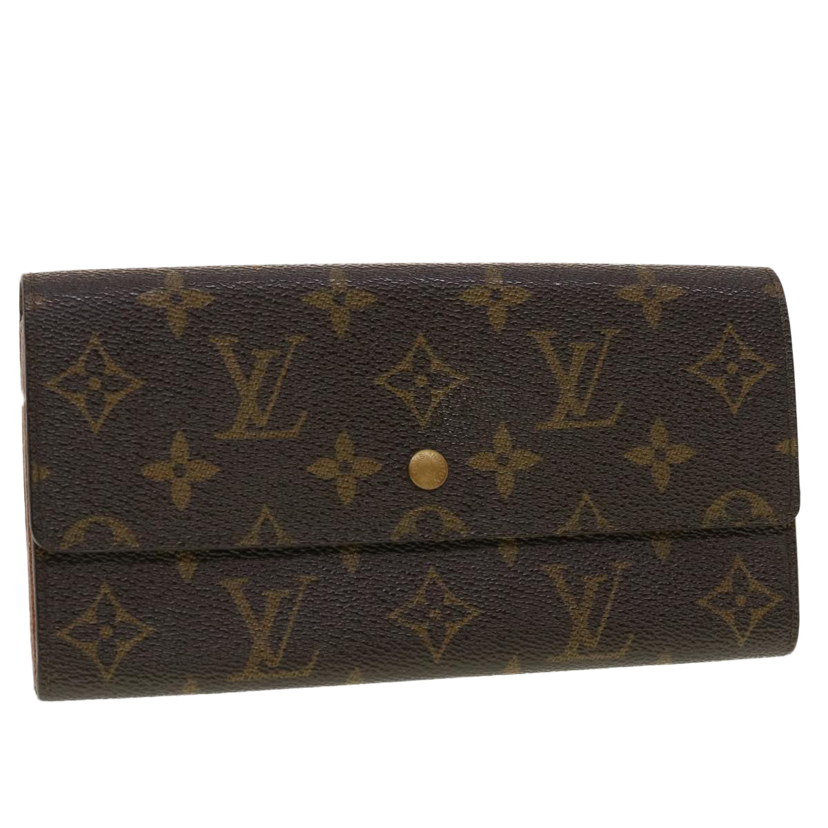 LOUIS VUITTON Monogram Portefeuille Sarah Long Wallet M60531 LV Auth 41829