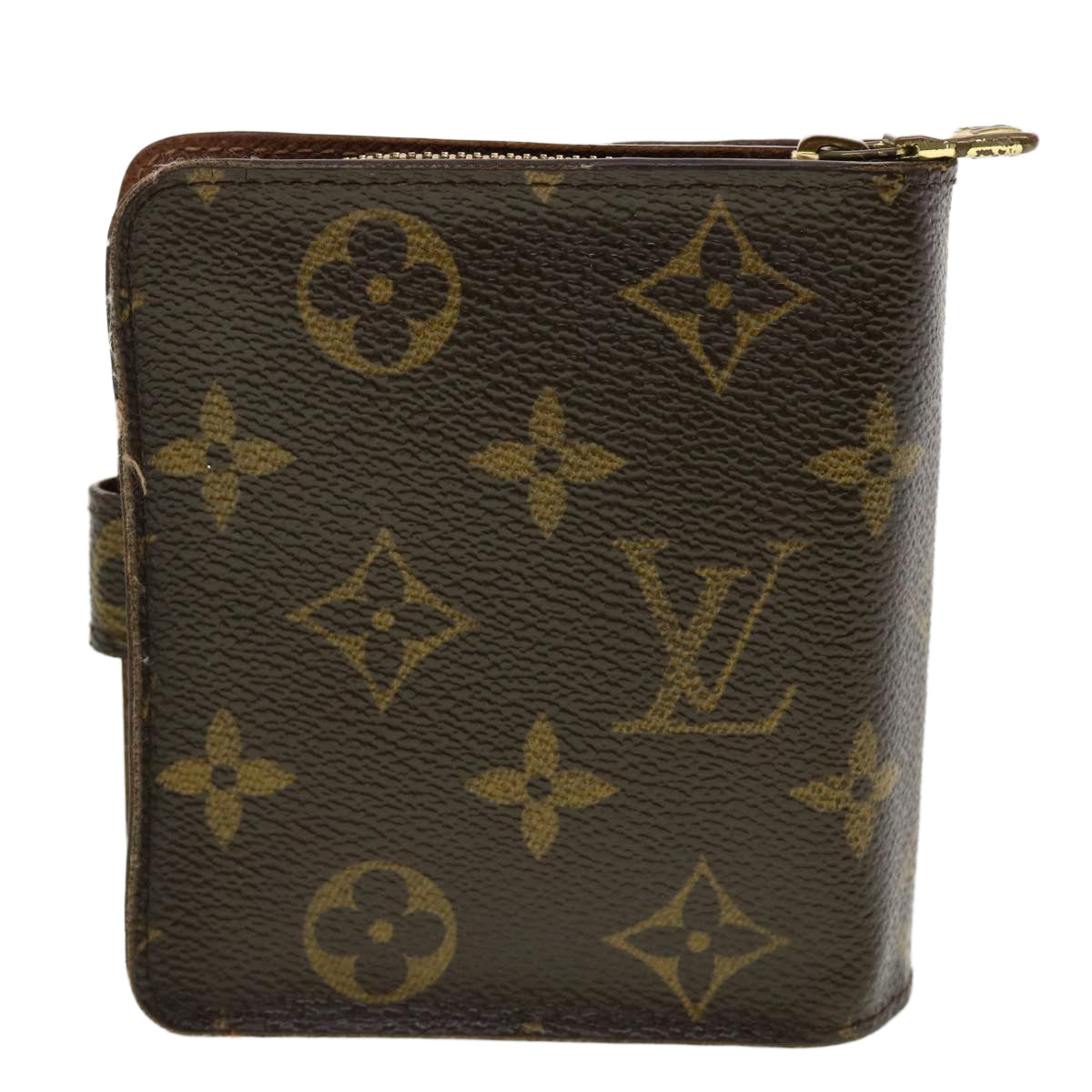 LOUIS VUITTON Monogram Compact Zip Wallet M61667 LV Auth 41851 - 0