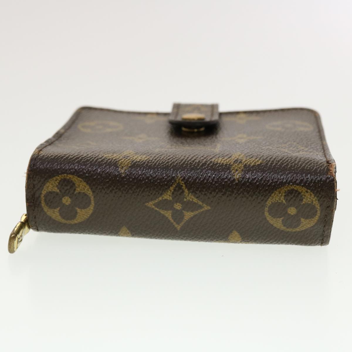 LOUIS VUITTON Monogram Compact Zip Wallet M61667 LV Auth 41851