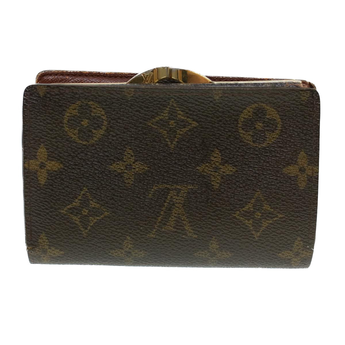 LOUIS VUITTON Monogram Porte Monnaie Billets Viennois Wallet M61663 Auth 41857 - 0