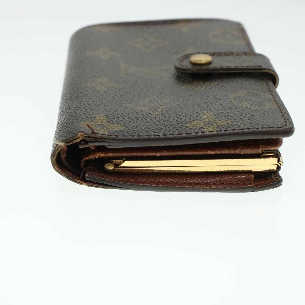 LOUIS VUITTON Monogram Porte Monnaie Billets Viennois Wallet M61663 Auth 41857