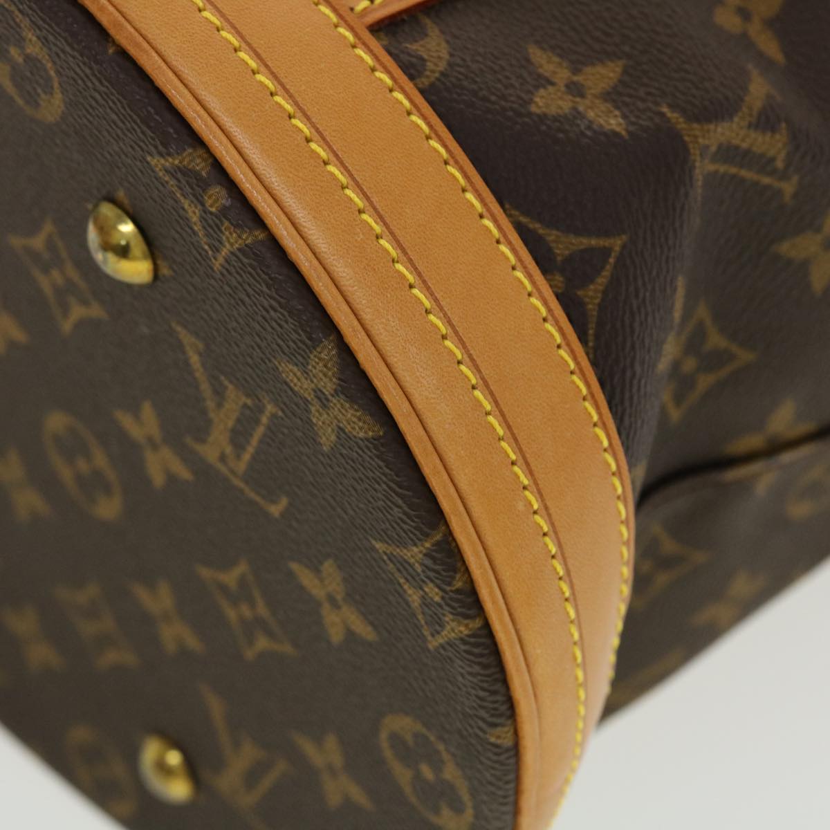 LOUIS VUITTON Monogram Bucket GM Shoulder Bag M42236 LV Auth 41864