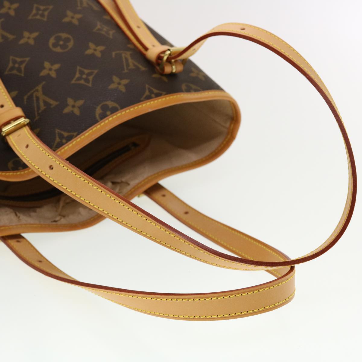 LOUIS VUITTON Monogram Bucket GM Shoulder Bag M42236 LV Auth 41864