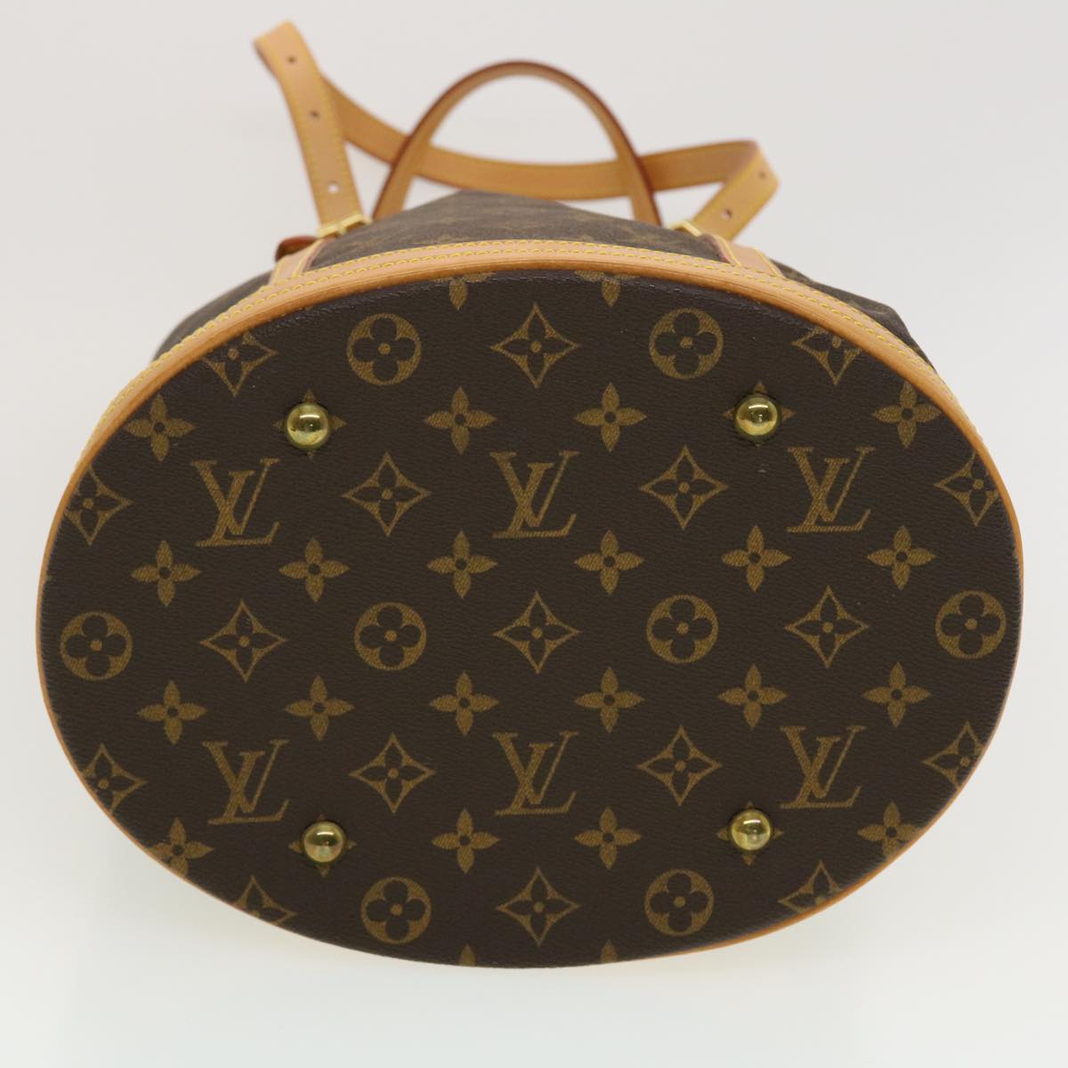 LOUIS VUITTON Monogram Bucket GM Shoulder Bag M42236 LV Auth 41864