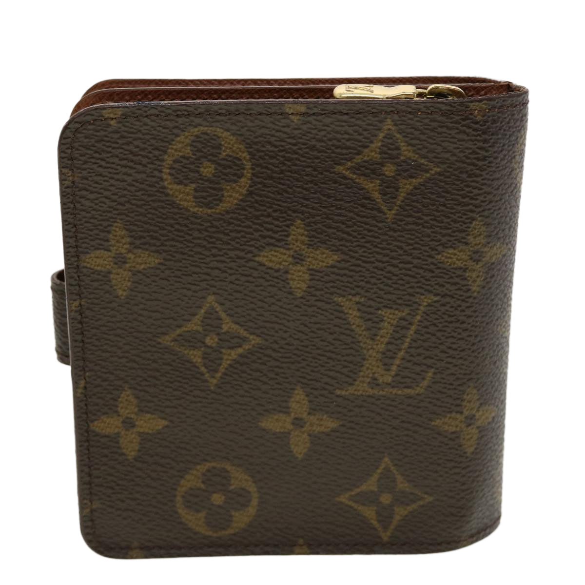 LOUIS VUITTON Monogram Compact Zip Wallet M61667 LV Auth 41881 - 0