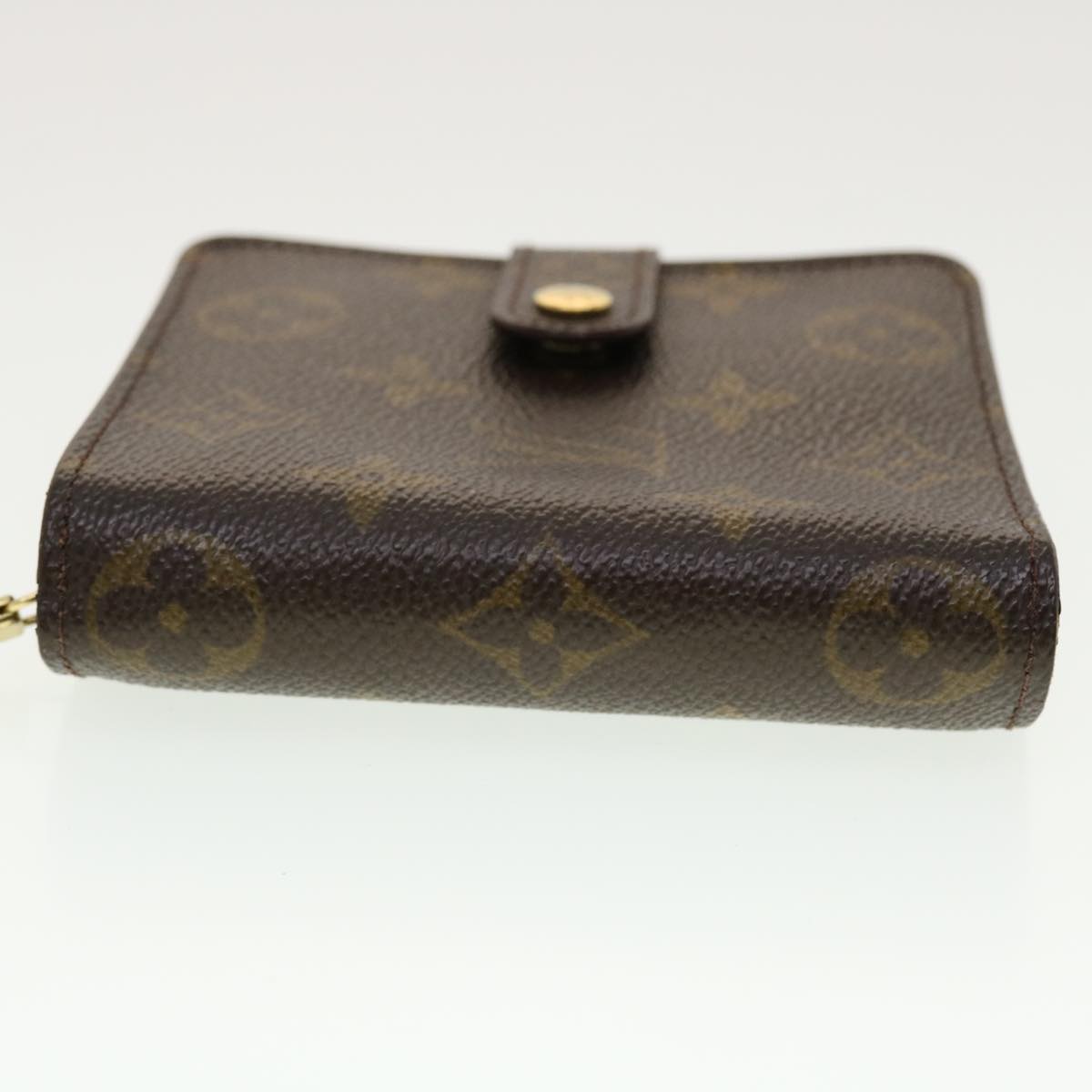 LOUIS VUITTON Monogram Compact Zip Wallet M61667 LV Auth 41881