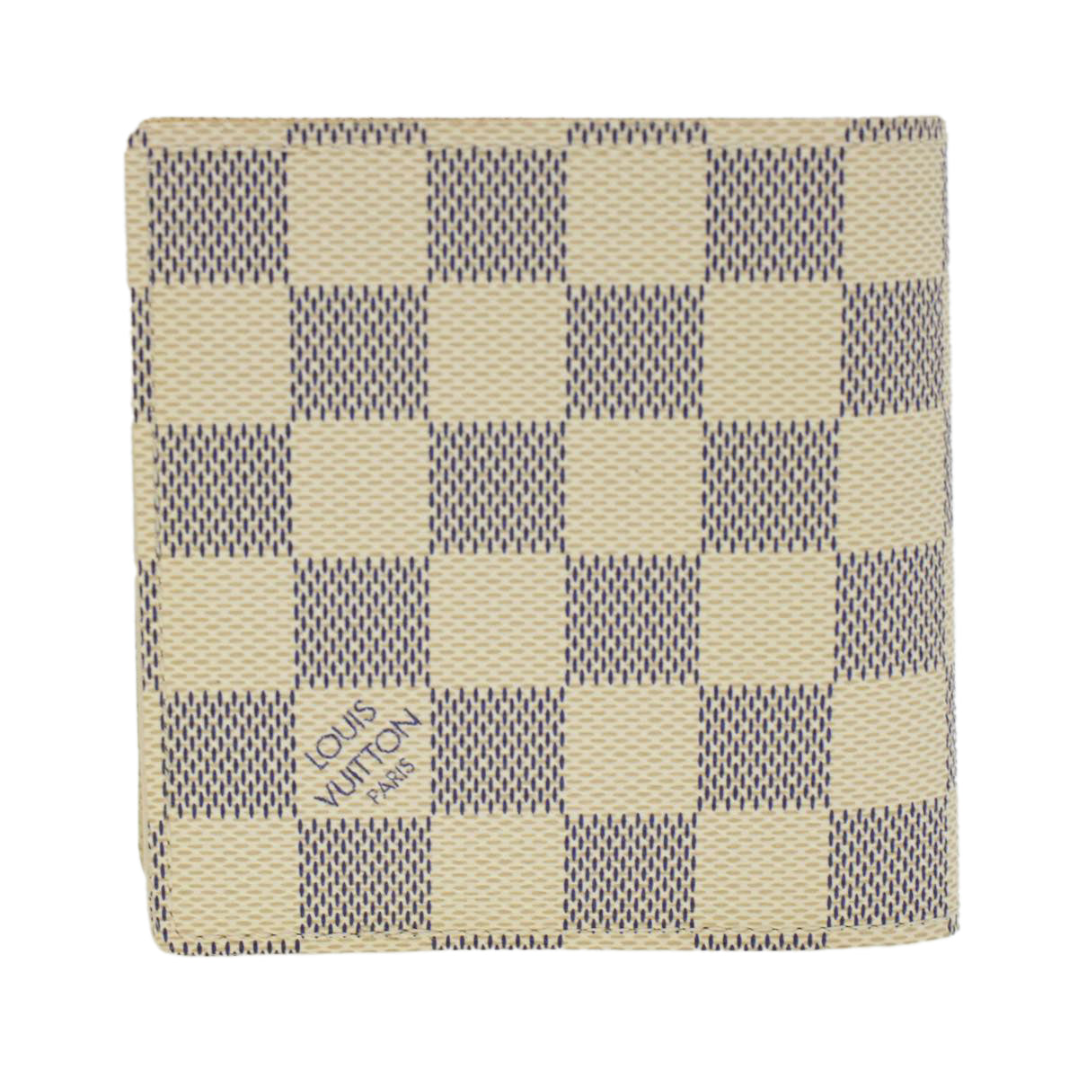 LOUIS VUITTON Damier Azur Porte Feuille Marco Bifold Wallet N60018 Auth 41884A - 0